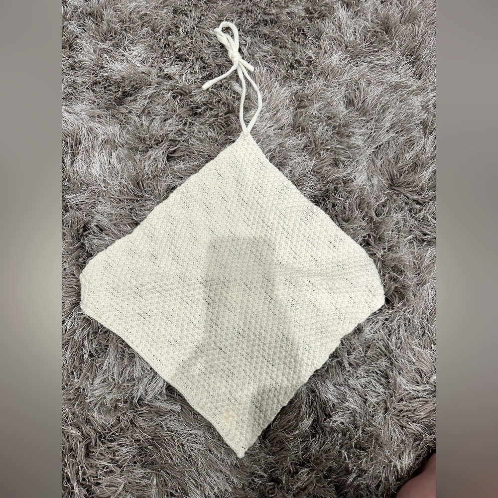 Shein Tie Backless knit/crochet Top